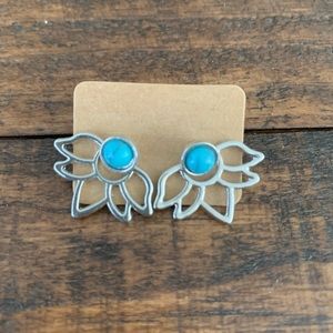 Silver/Turquoise Earrings ❤️